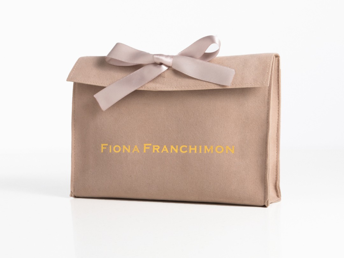 Fiona Franchimon Beige Suede Pouch