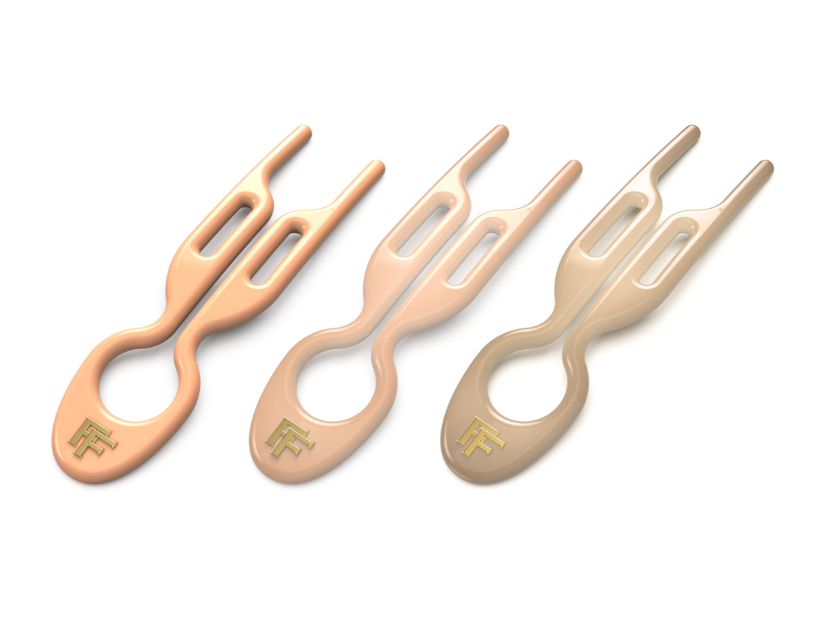 Nº1 HAIRPIN | Los Angeles Collection | Peach Fuzz, Rose & Soft Beige