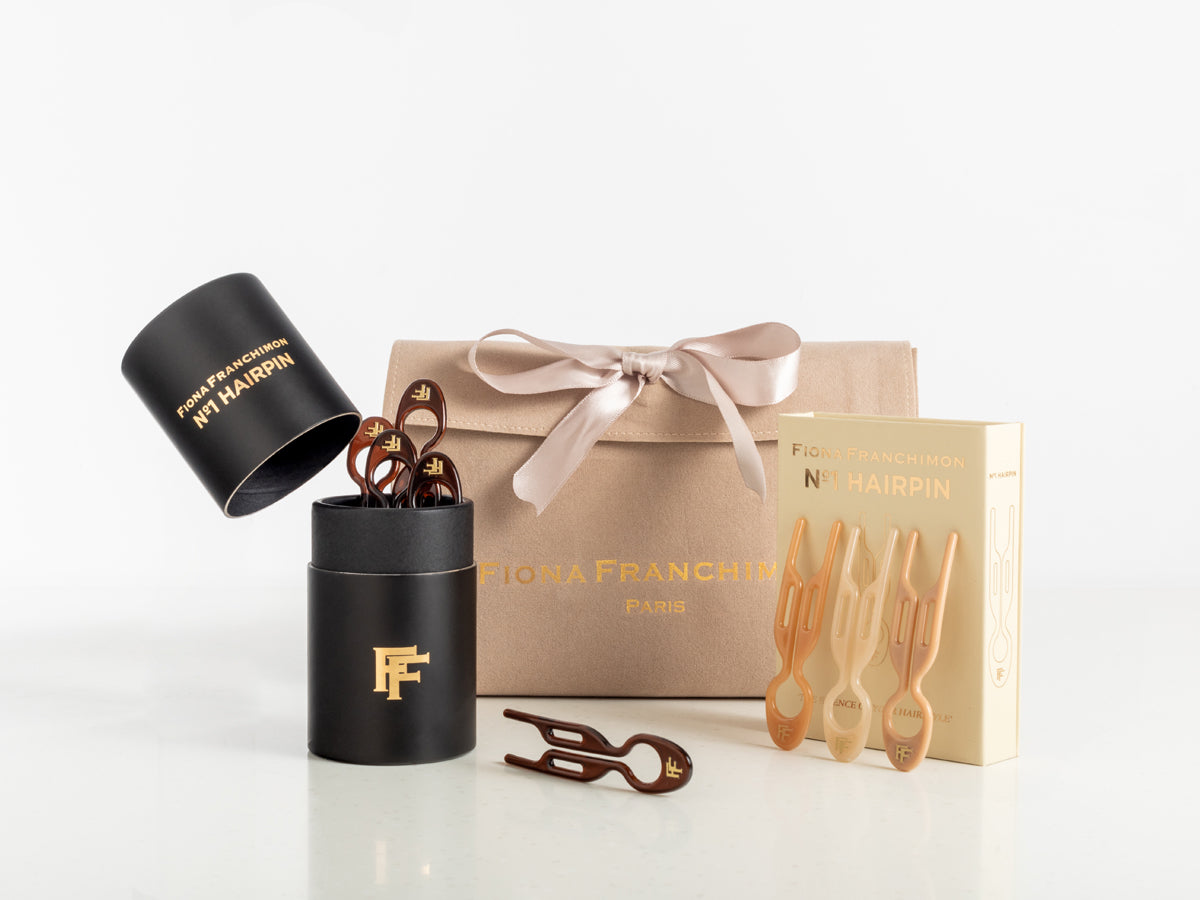 Nº1 HAIRPIN Value Set | Brown 5x tube, Paris Collection & Paris Pouch