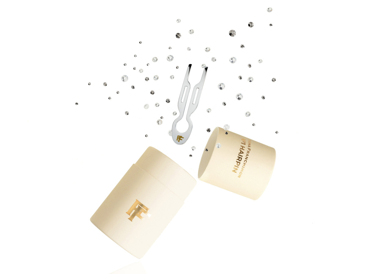 Nº1 HAIRPIN Steel | White Gold finish