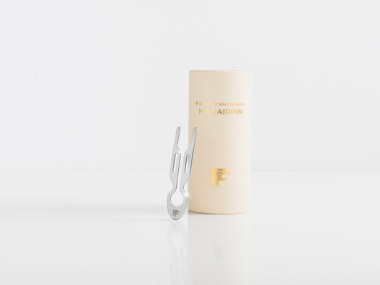 Nº1 HAIRPIN Steel | White Gold finish