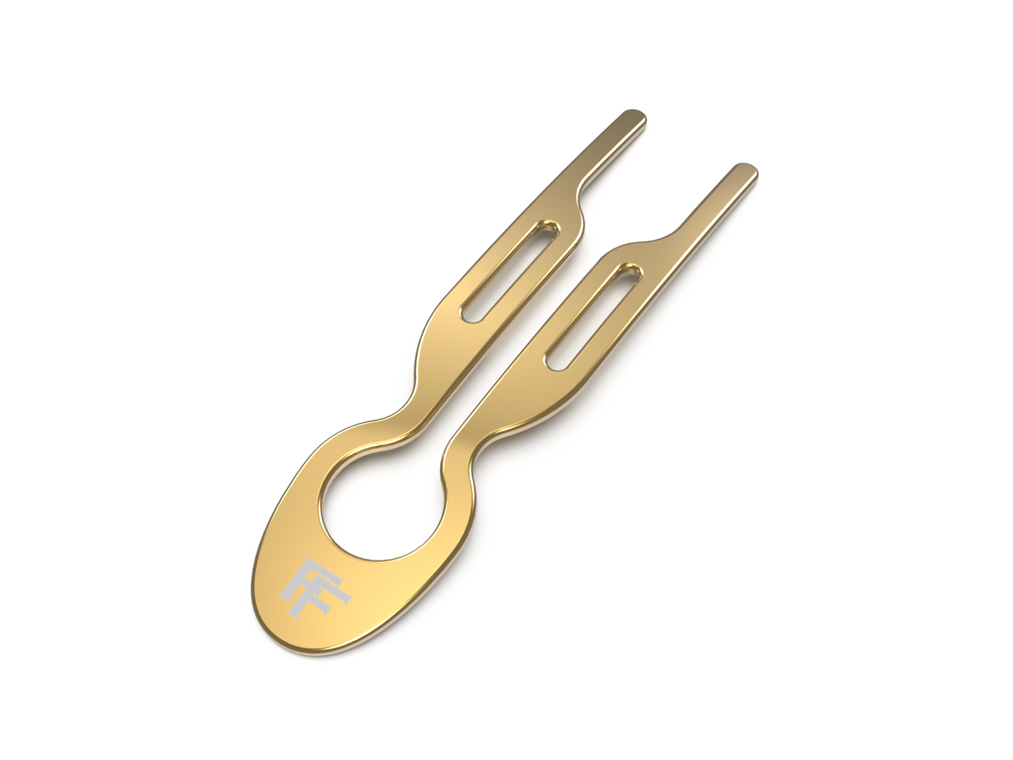 Nº1 HAIRPIN Steel | Yellow Gold finish