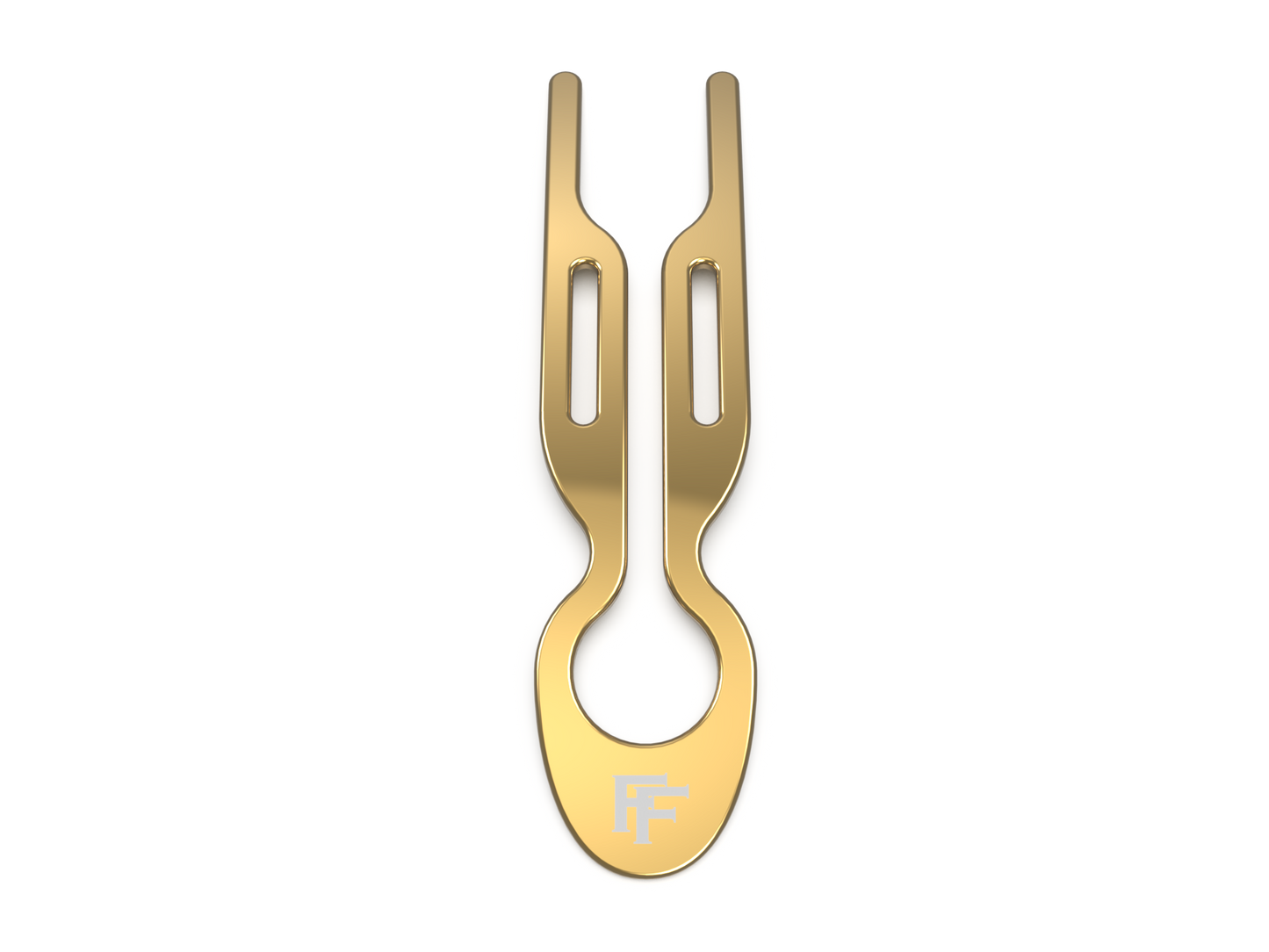 Nº1 HAIRPIN Steel | Yellow Gold finish