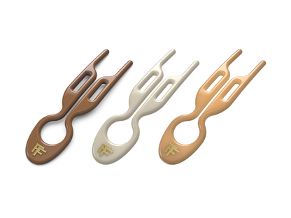 Nº1 HAIRPIN | Milano Collection | Mochaccino, Cream White & Smooth Caramel