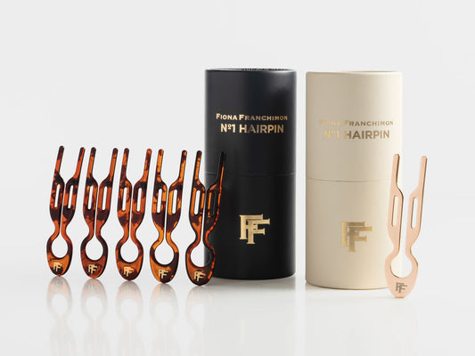 Nº1 HAIRPIN Classic Havana + Nº1 HAIRPIN Steel | Rose Gold Finish