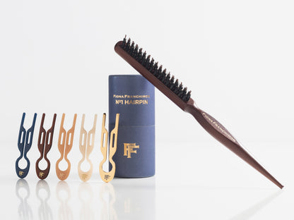 Nº1 HAIRPIN Volume Value Set | Amsterdam Collection & Backcomb Hair Brush