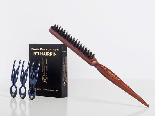 № 1 HAIRPIN Volume Value Set | Royal Blue & Backcomb Hair Brush