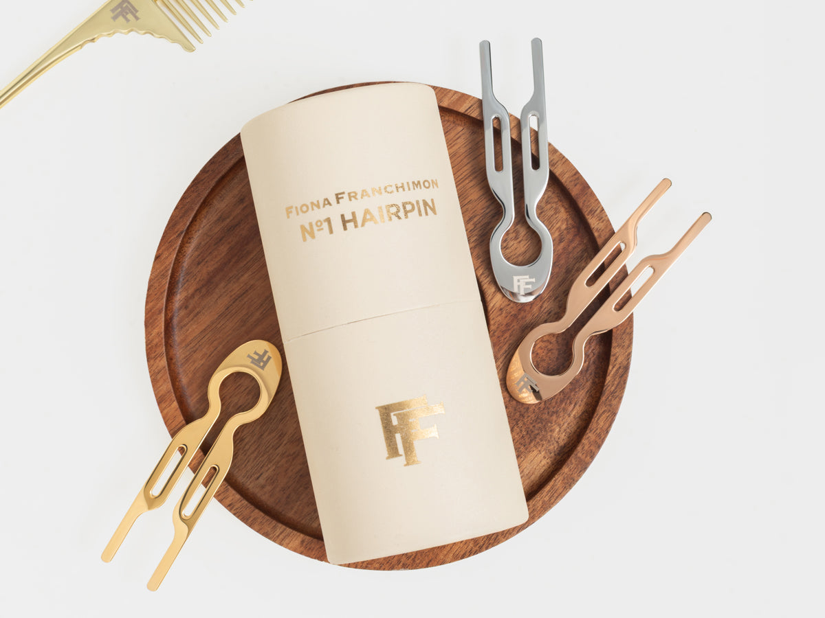 Nº1 HAIRPIN Steel | Yellow Gold finish – Fiona Franchimon USA