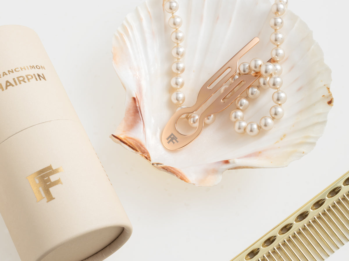 Nº1 HAIRPIN Classic Havana + Nº1 HAIRPIN Steel | Rose Gold Finish