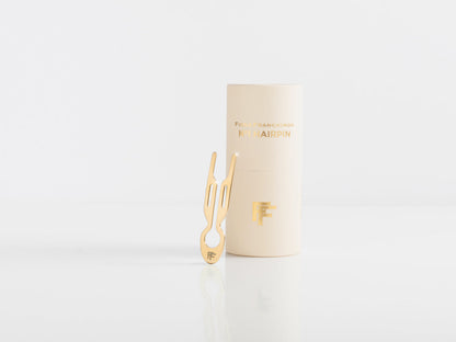 Nº1 HAIRPIN Steel | Yellow Gold finish