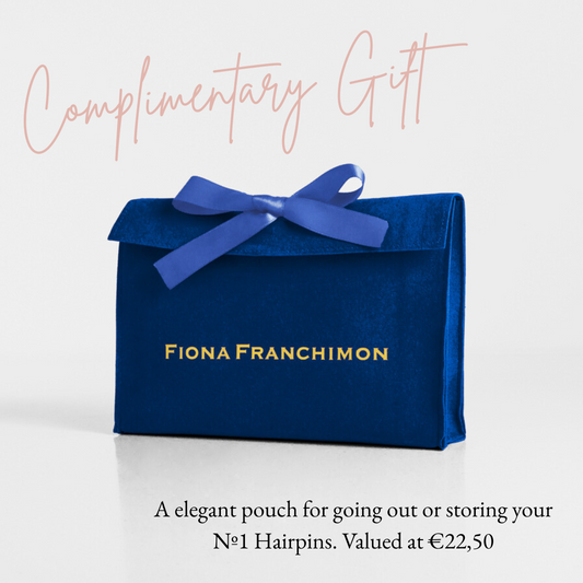 Fiona Franchimon Royal Blue Suede Pouch