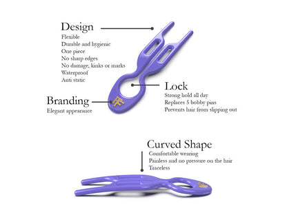 Nº 1 HAIRPIN | Veri Peri (3 or 5 per box)