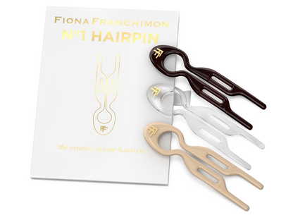 Nº 1 HAIRPIN | London Collection | Set Transparent, Soft Beige and Brown