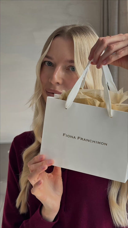 Nº1 HAIRPIN Steel Clear Crystal solitaire | Yellow Gold finish